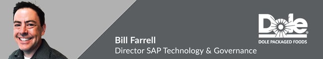 Bill-Farrell-Director-SAP-Technology-Governance-Dole-Packaged-Foods